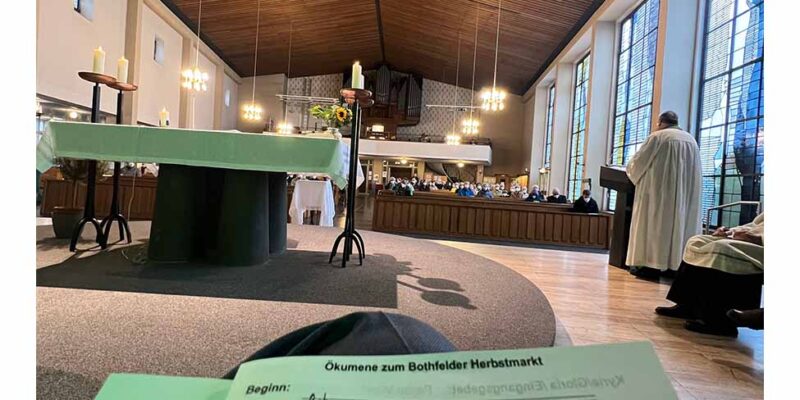 Ökumenischer Gottesdienst zum Bothfelder Herbstmarkt in der Heilig-Geist-Gemeinde Bothfeld