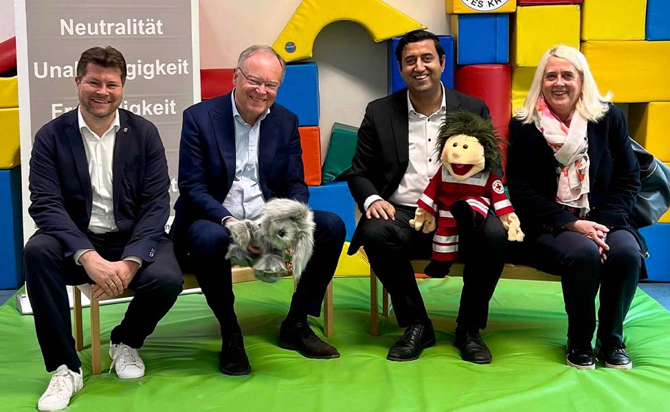 DRK Kita Sahlkamp Im Fokus – Besuch Mit Ministerpräsident Stephan Weil