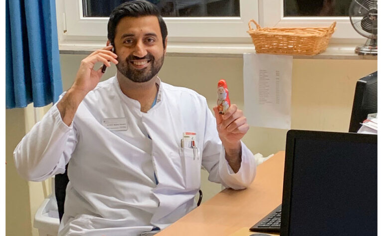 Wjahat Waraich; Arzt; Weihnachten; Dienst